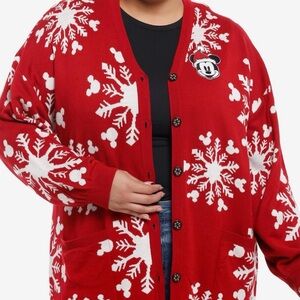 Her Universe Disney Mickey Mouse Snowflake Cardigan
